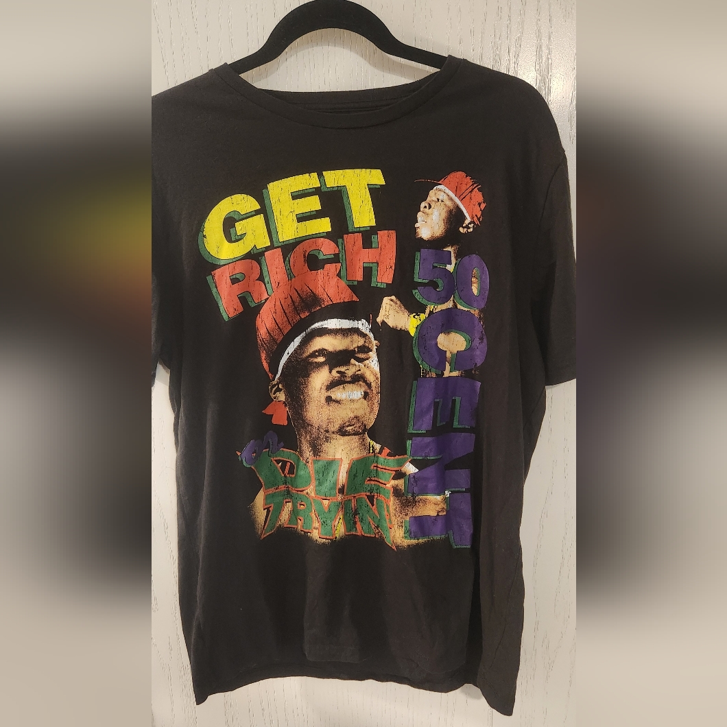 50 Cent Graphic Shirt Nwot